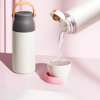 Klyma 500ml Smart Thermal Bottle – Minimalist 316 Steel Flask for Hot & Cold Drinks Anywhere